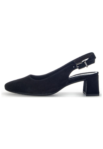 Gabor Comfort Pumps Veloursleder Schwarz