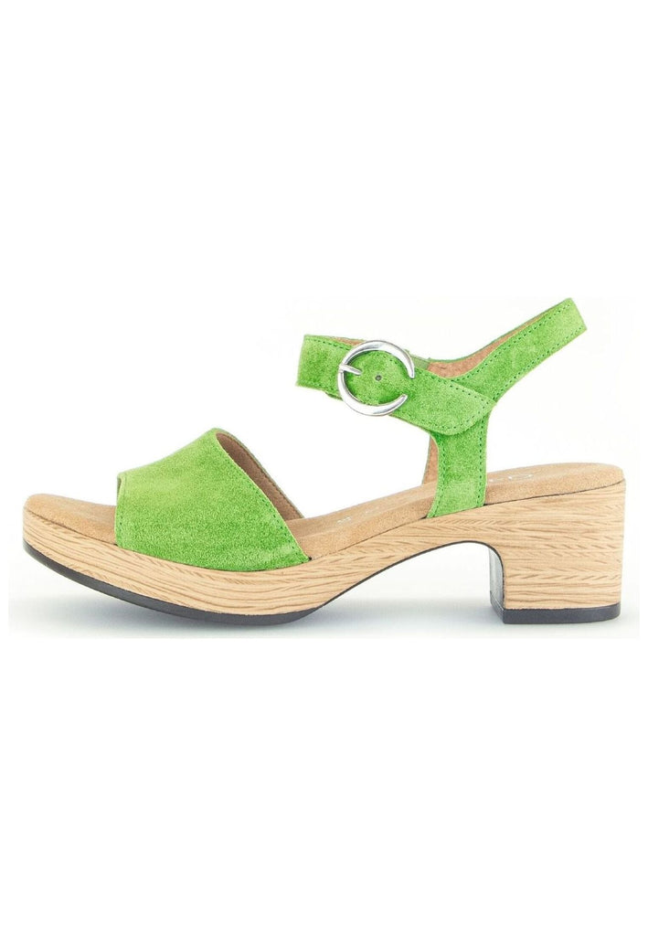 Sandalen Gabor Comfort Sandalen Veloursleder Green