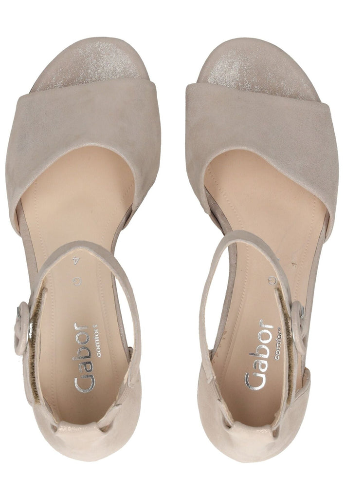 Gabor Comfort Sandalen Leder Beige