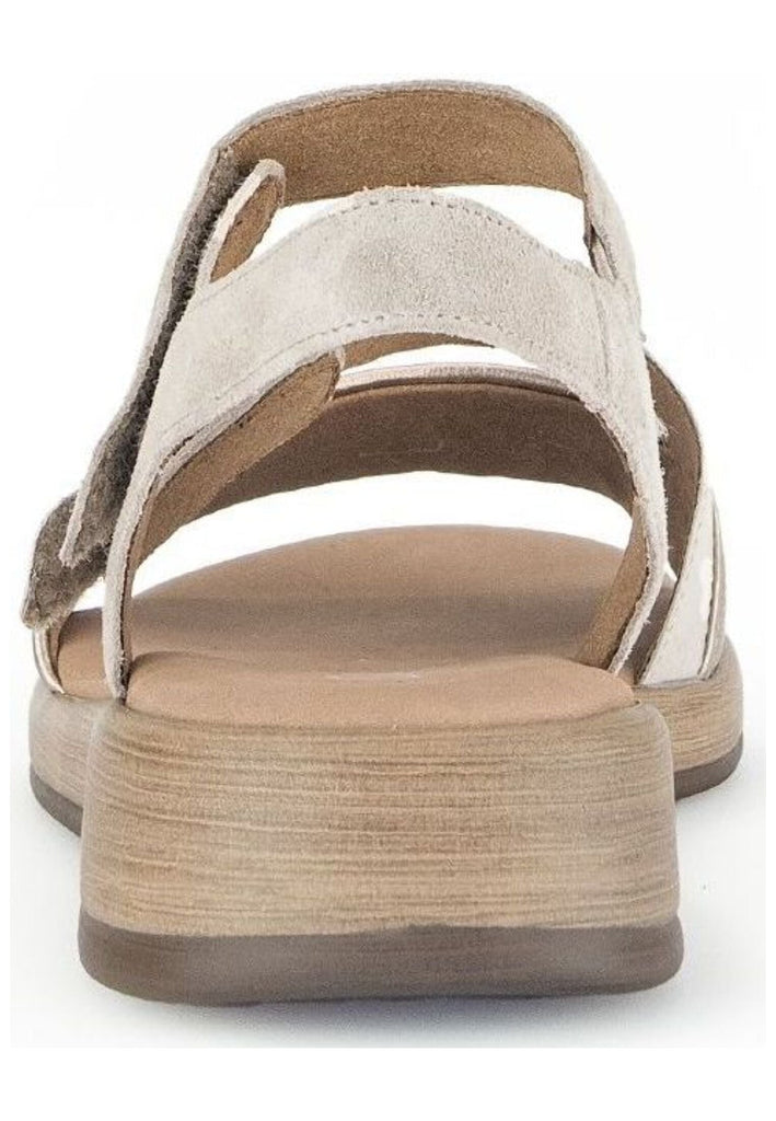 Gabor Comfort Sandalen Leder Beige/Gold