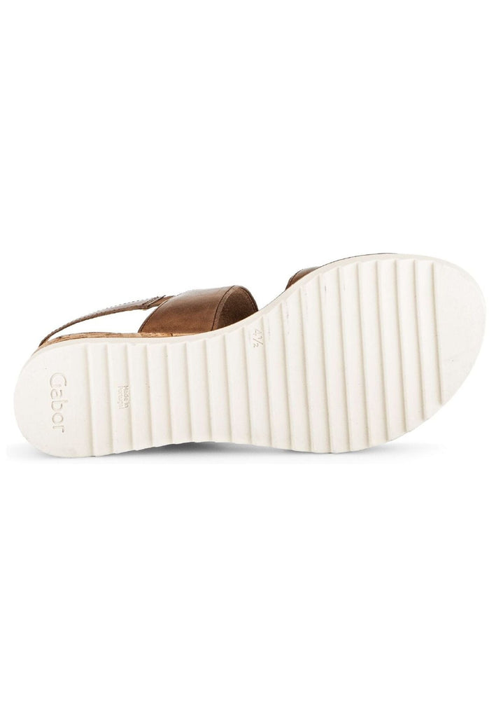 Gabor Comfort Sandalen Leder Camel