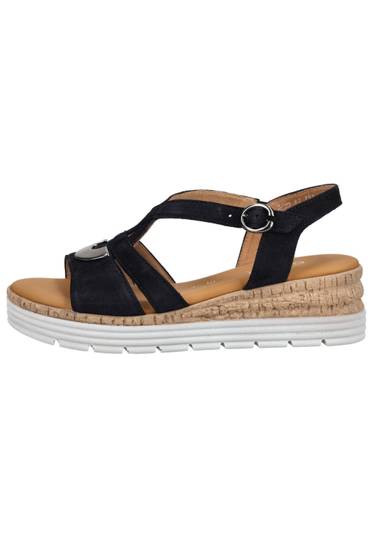 Gabor Comfort Sandalen Leder Dunkelblau