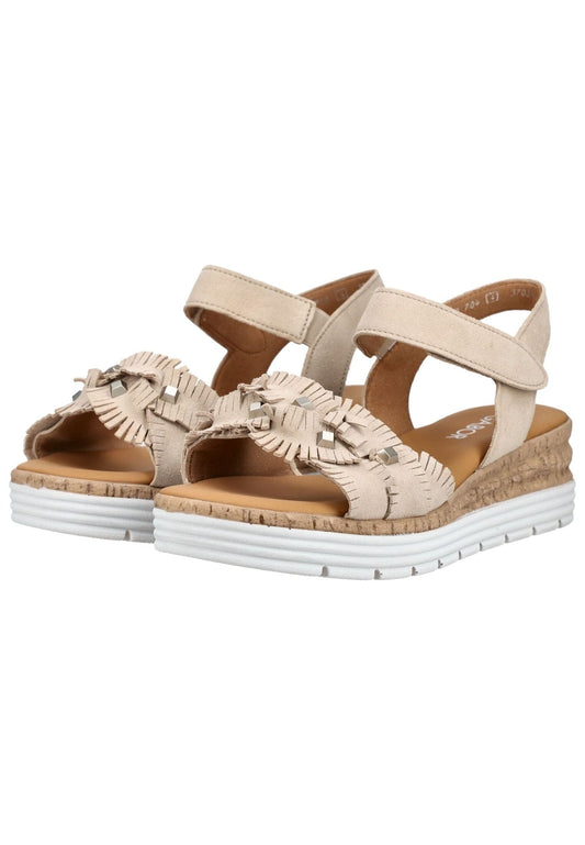 Gabor Comfort Sandalen Leder Grau/Braun