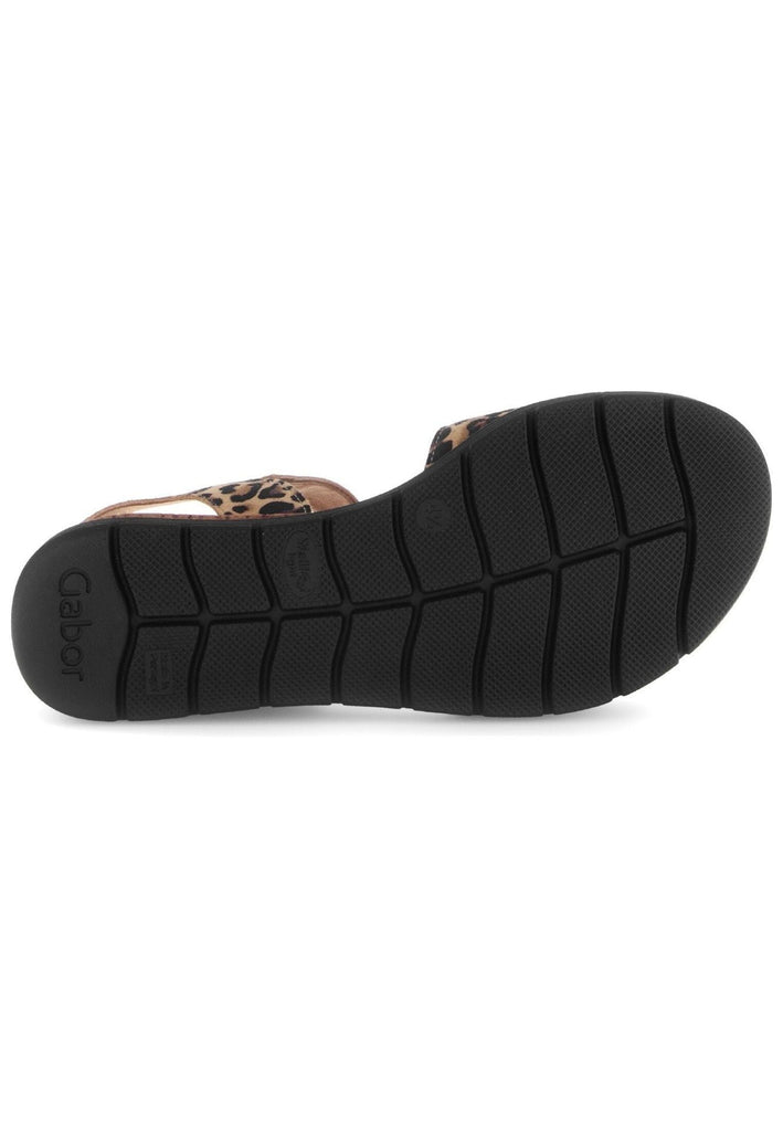 Gabor Comfort Sandalen Leder Leopard