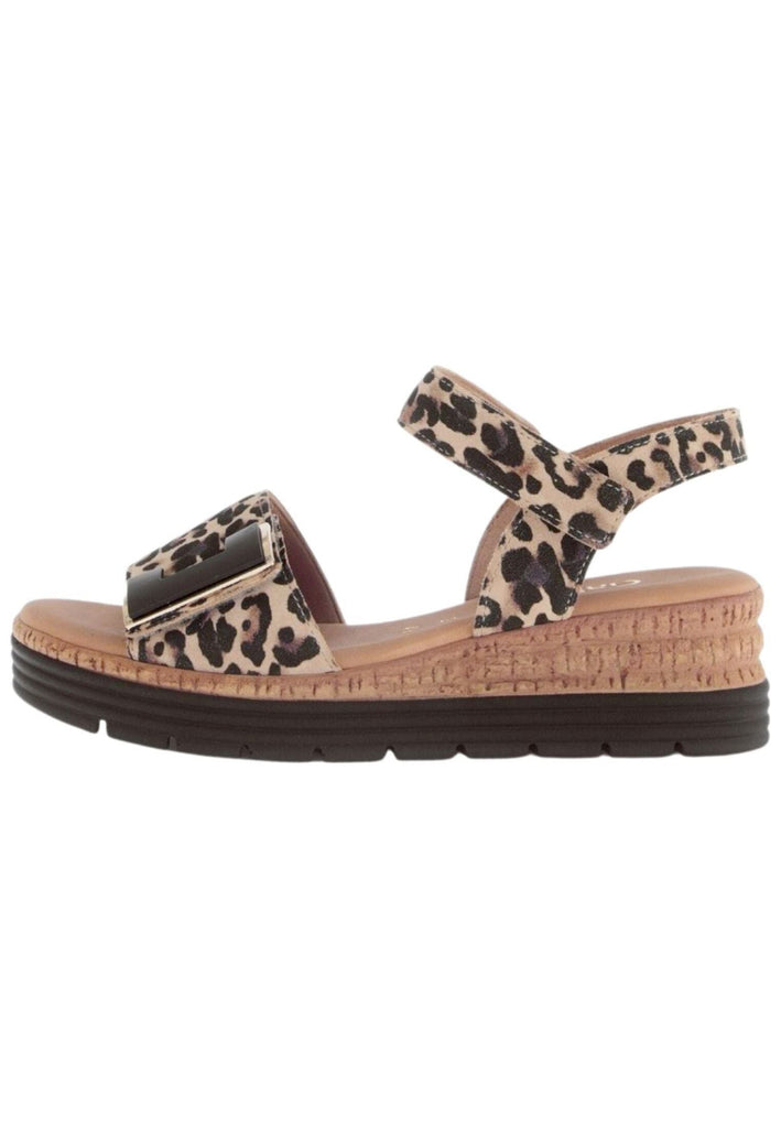 Gabor Comfort Sandalen Leder Leopard