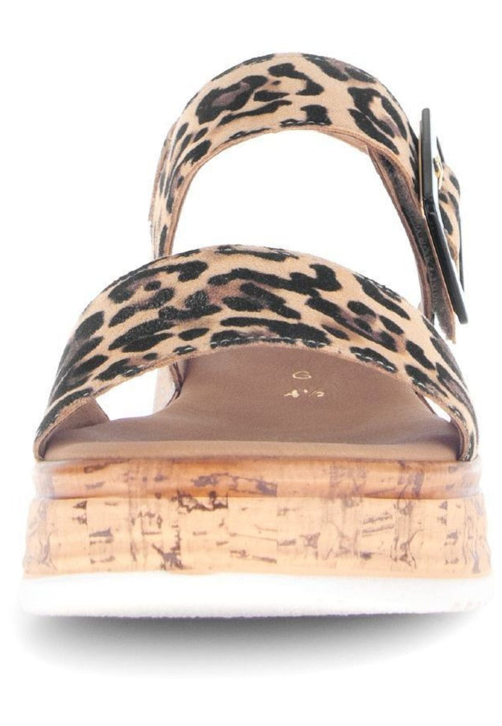 Gabor Comfort Sandalen Leder Leopard