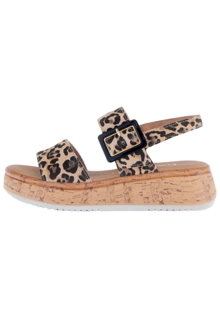 Gabor Comfort Sandalen Leder Leopard