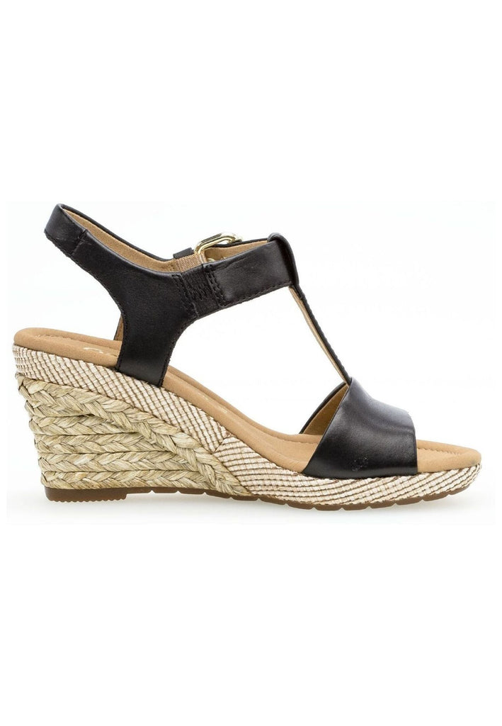 Gabor Comfort Sandalen Leder Schwarz