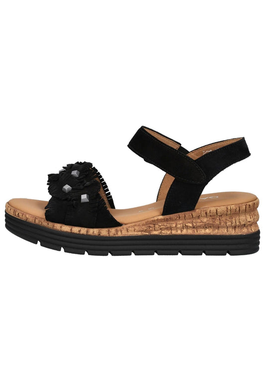 Gabor Comfort Sandalen Leder Schwarz