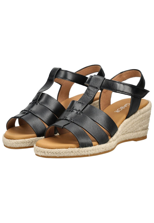 Gabor Comfort Sandalen Leder Schwarz