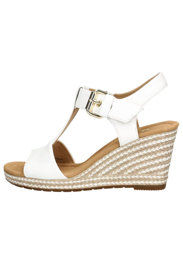 Gabor Comfort Sandalen Leder Weiß