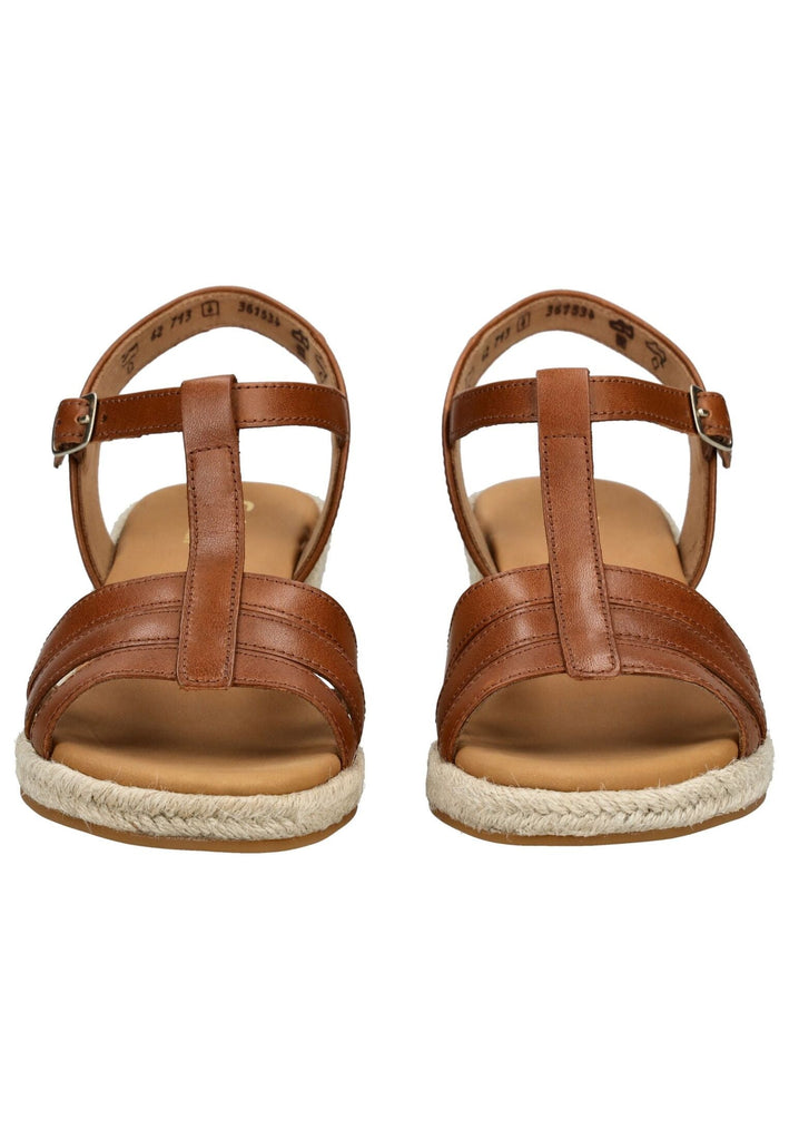 Gabor Comfort Sandalen Nappaleder Cognac