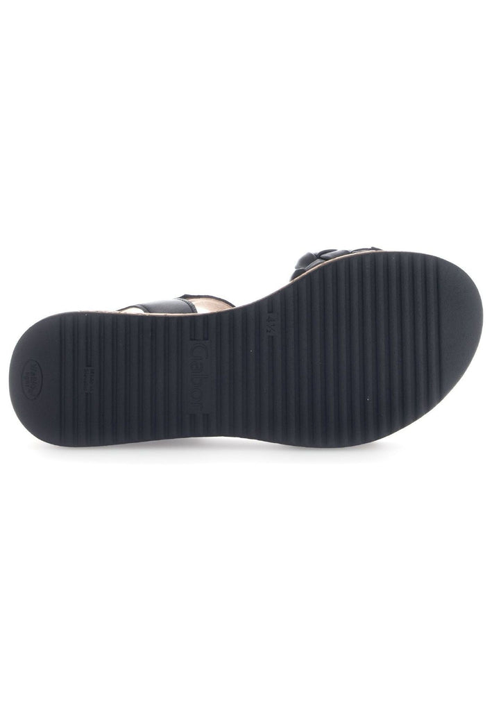 Gabor Comfort Sandalen Nappaleder Schwarz
