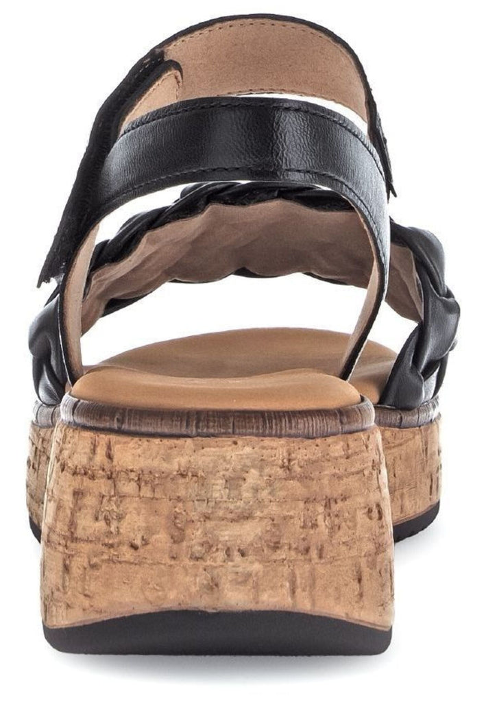 Gabor Comfort Sandalen Nappaleder Schwarz