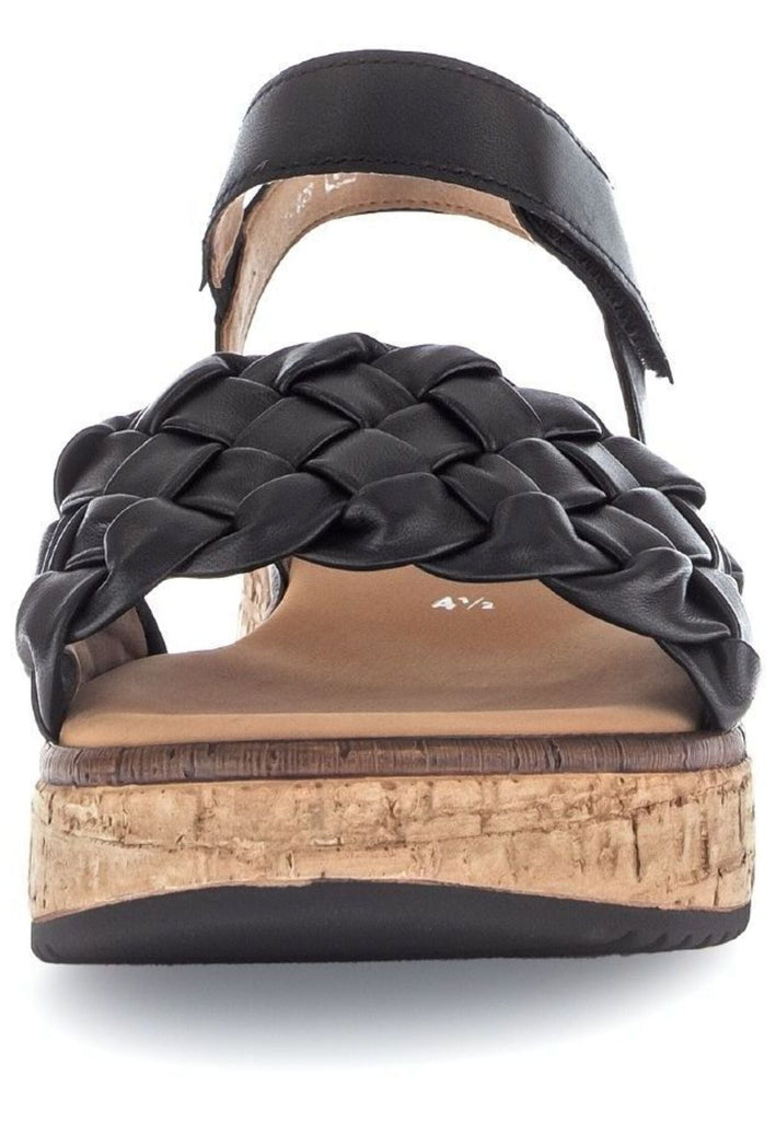 Gabor Comfort Sandalen Nappaleder Schwarz