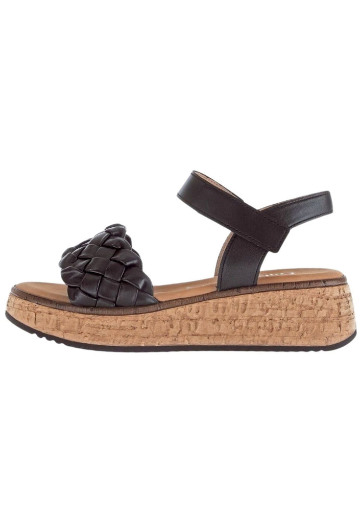 Gabor Comfort Sandalen Nappaleder Schwarz