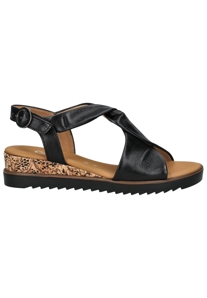 Gabor Comfort Sandalen Nappaleder Schwarz