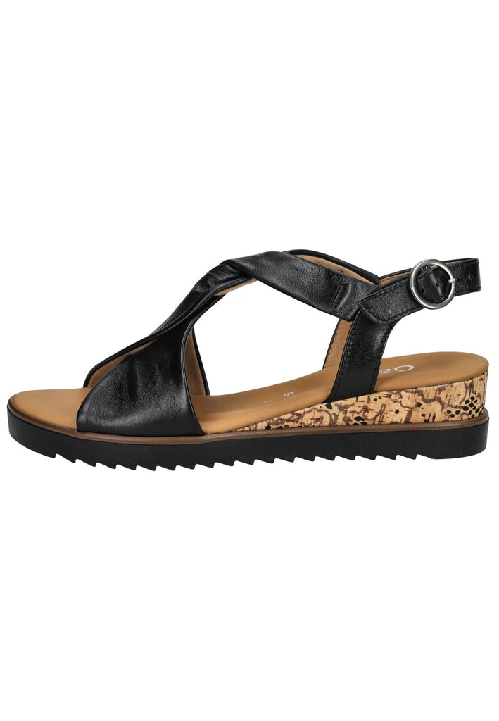 Gabor Comfort Sandalen Nappaleder Schwarz
