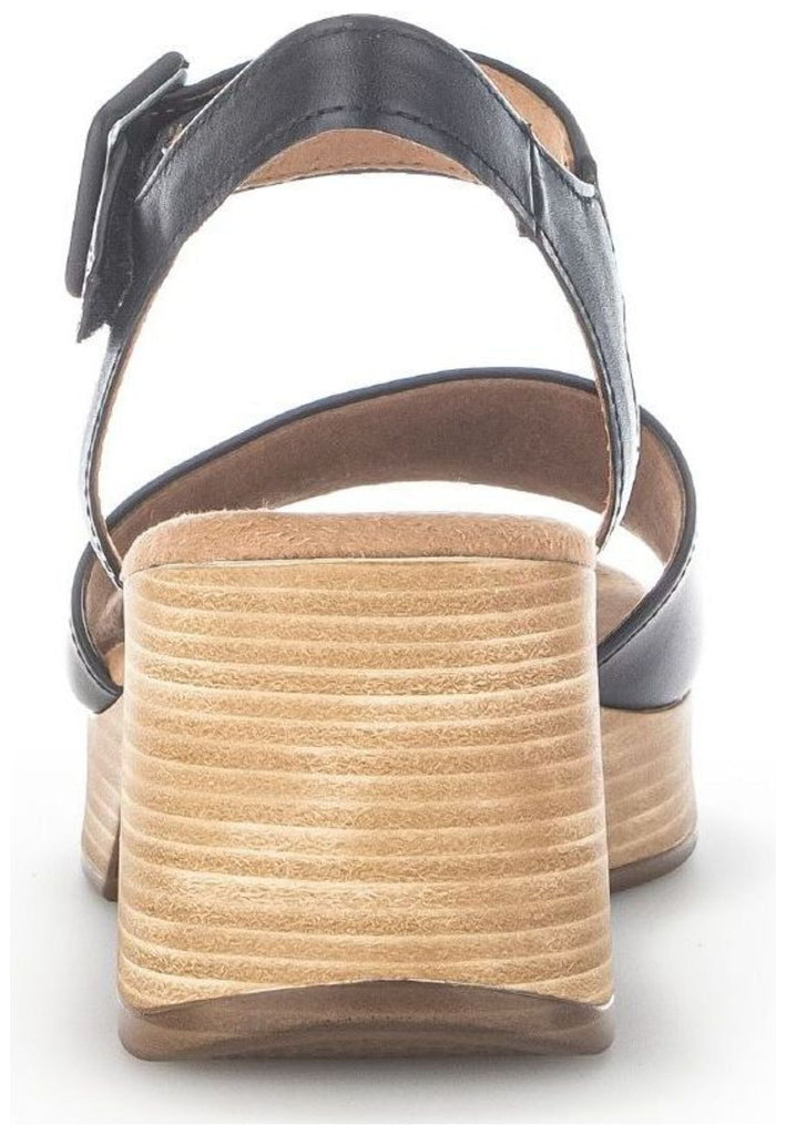 Gabor Comfort Sandalen Nappaleder Schwarz