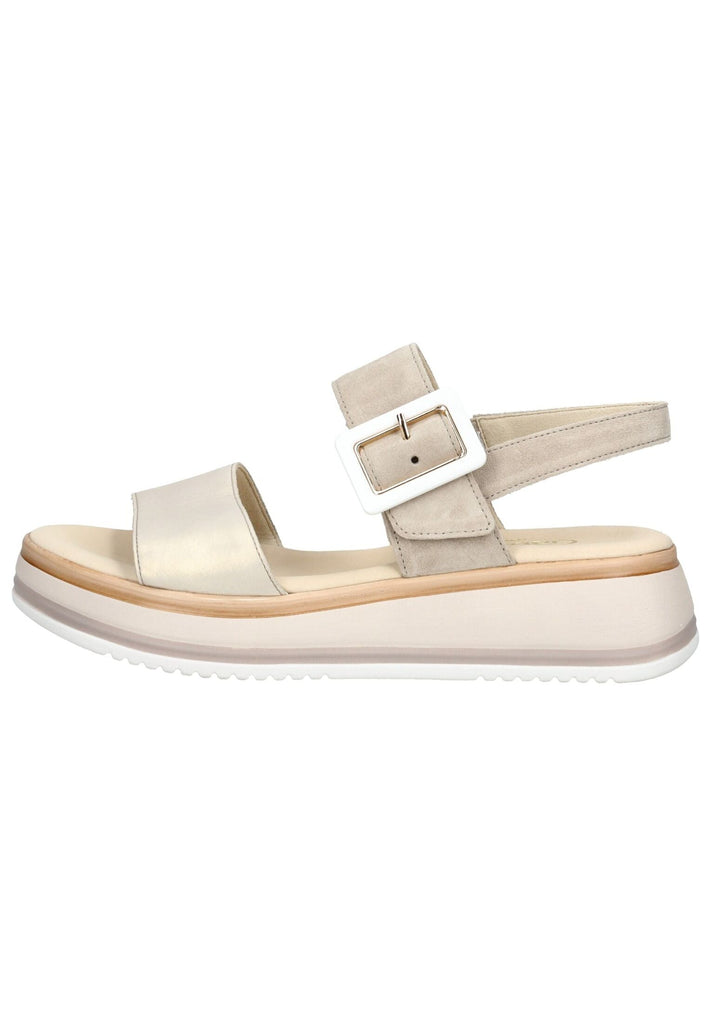 Gabor Comfort Sandalen Nappaleder Weiß