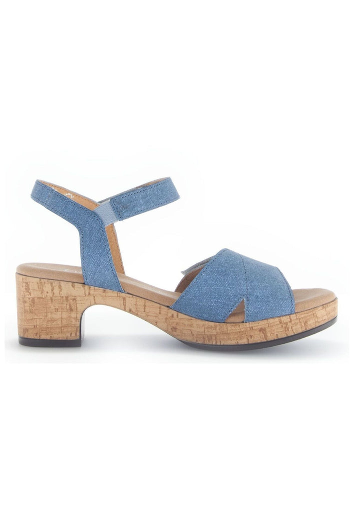 Gabor Comfort Sandalen Textil Jeans