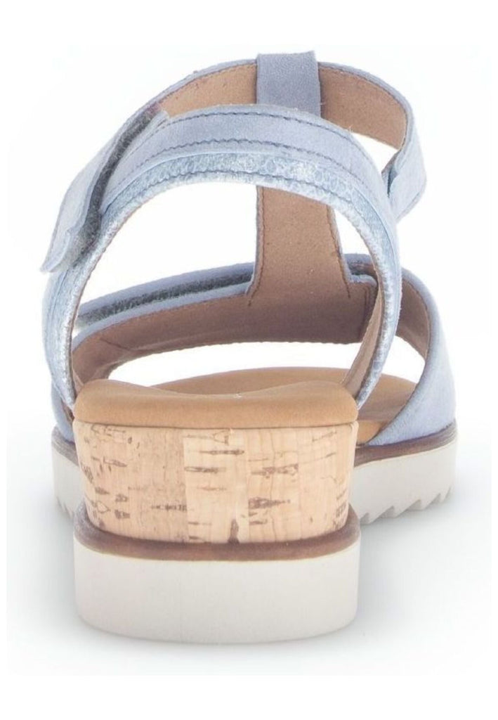 Gabor Comfort Sandalen Veloursleder Azur