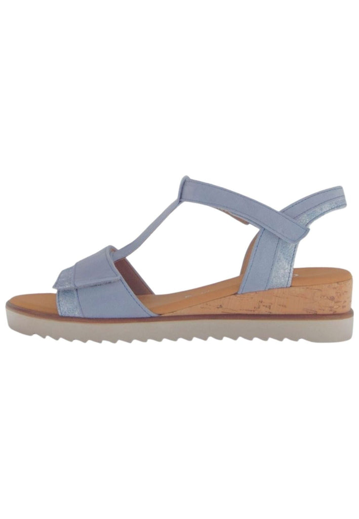 Gabor Comfort Sandalen Veloursleder Azur