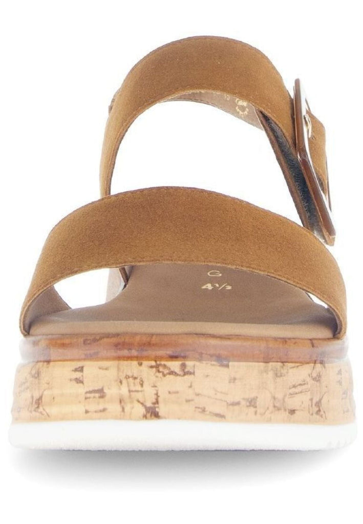 Gabor Comfort Sandalen Veloursleder Braun