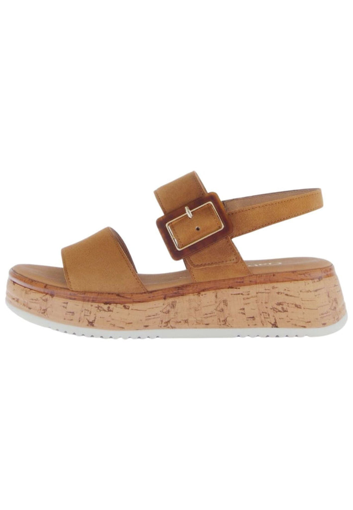 Gabor Comfort Sandalen Veloursleder Braun