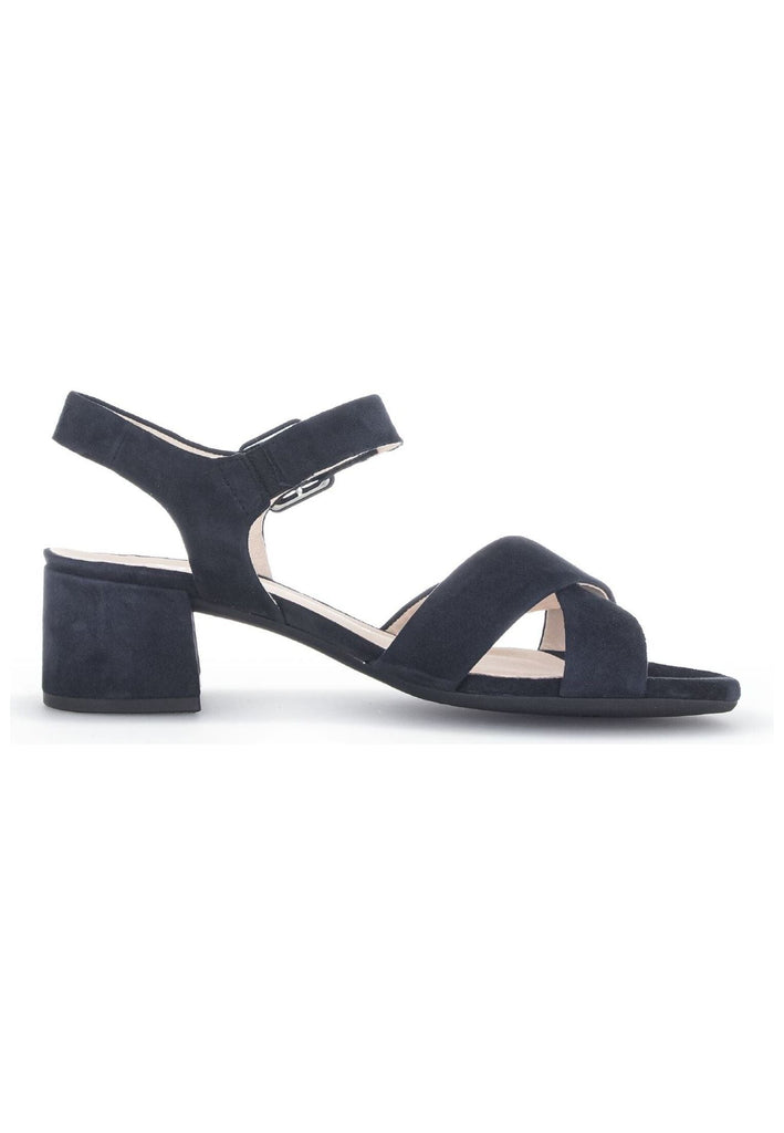 Gabor Comfort Sandalen Veloursleder Dunkelblau