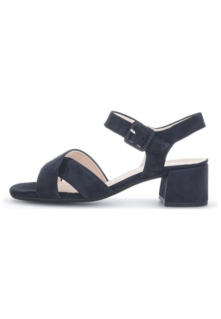 Gabor Comfort Sandalen Veloursleder Dunkelblau