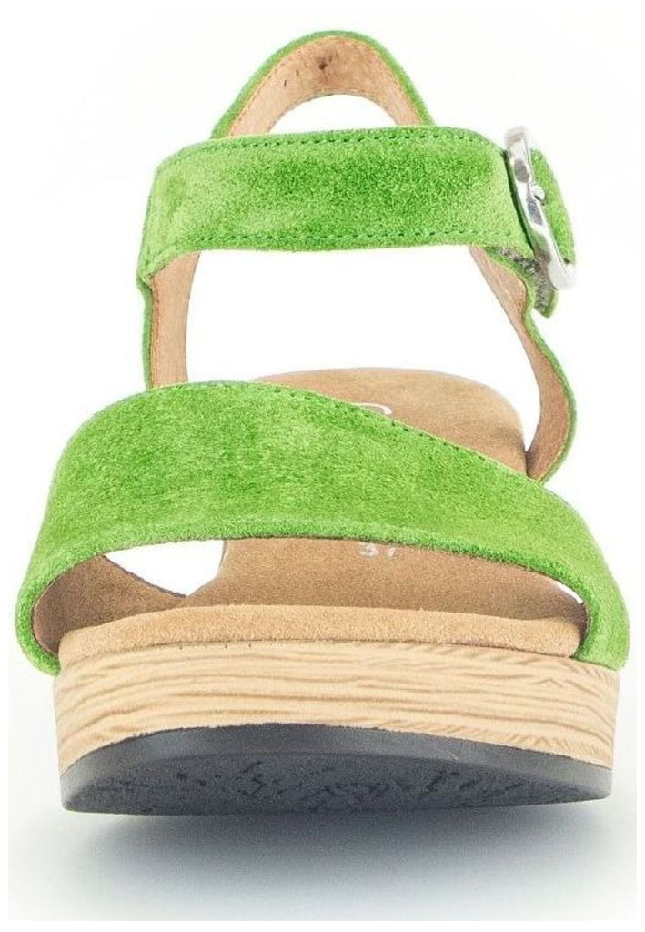 Gabor Comfort Sandalen Veloursleder Green