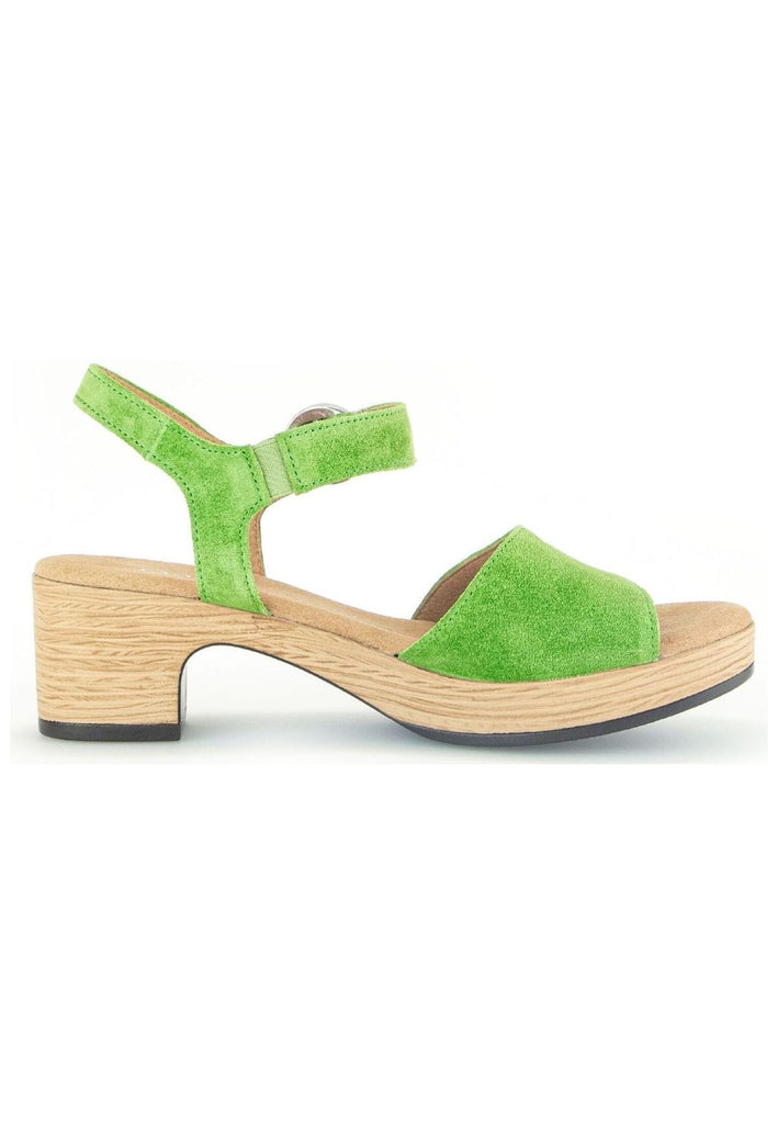 Gabor Comfort Sandalen Veloursleder Green