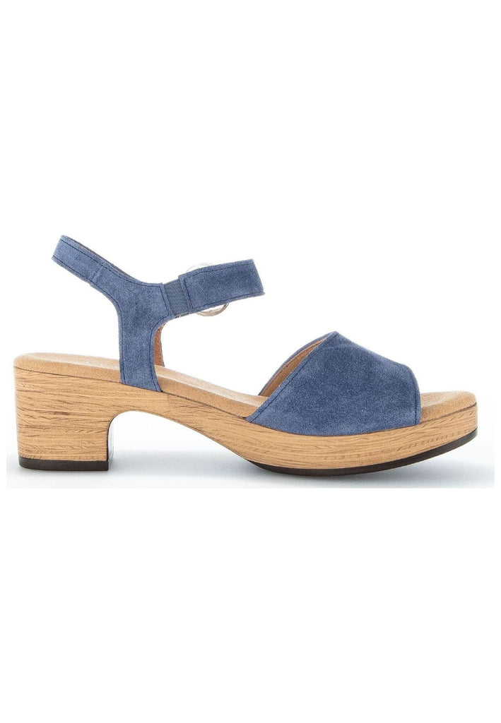 Gabor Comfort Sandalen Veloursleder Jeans
