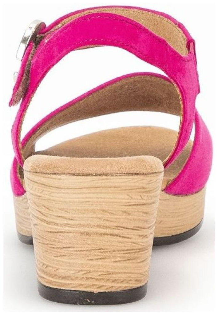 Gabor Comfort Sandalen Veloursleder Pink
