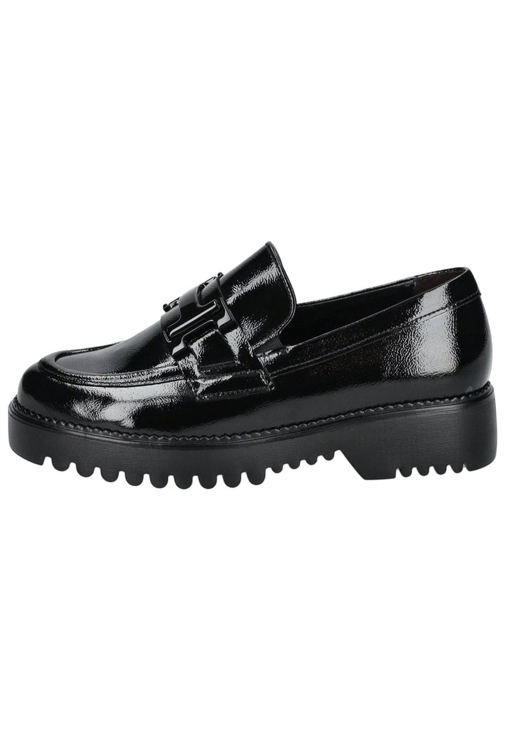 Slipper Gabor Comfort Slipper Leder Schwarz Lack
