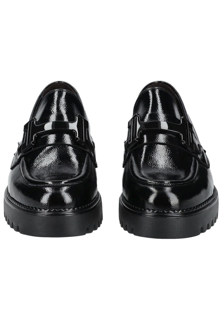 Gabor Comfort Slipper Leder Schwarz Lack