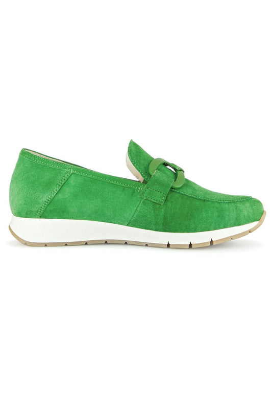 Gabor Comfort Slipper Veloursleder Grün