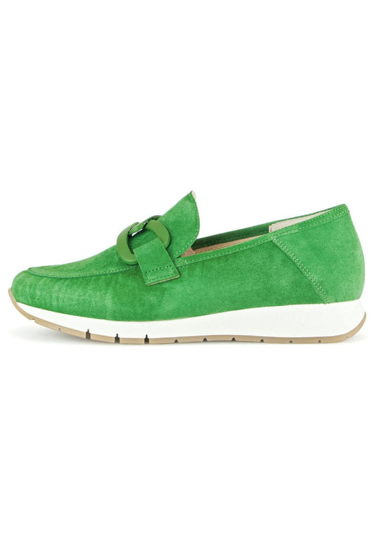 Gabor Comfort Slipper Veloursleder Grün