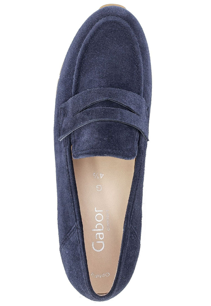 Gabor Comfort Slipper Veloursleder Marine