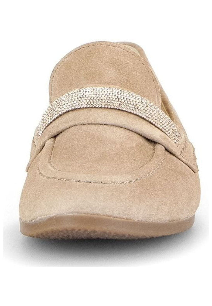 Gabor Comfort Slipper Veloursleder Sand