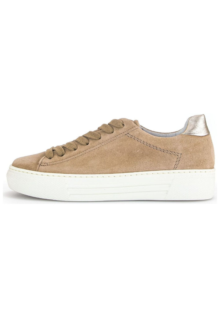 Sneaker Gabor Comfort Sneaker Veloursleder Sand