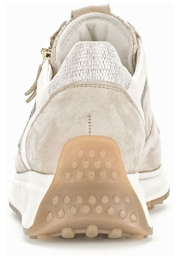 Gabor Comfort Sneaker Leder Beige/Weiß