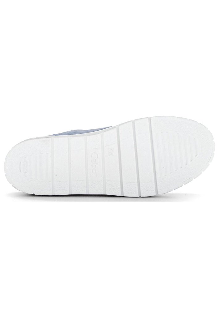 Gabor Comfort Sneaker Leder Blau/Weiß