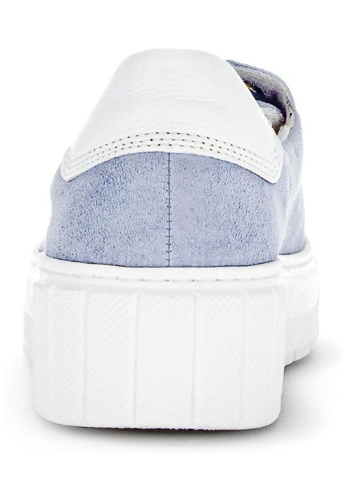 Gabor Comfort Sneaker Leder Blau/Weiß