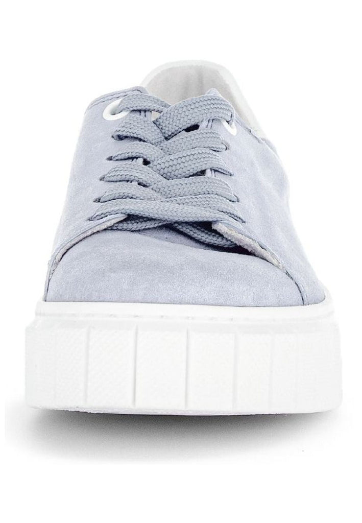 Gabor Comfort Sneaker Leder Blau/Weiß