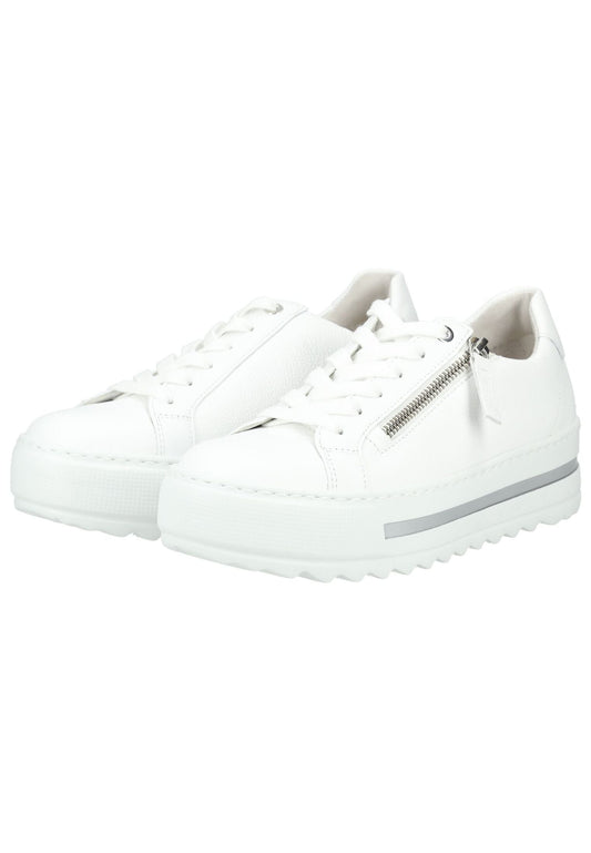 Gabor Comfort Sneaker Leder/Fell Weiß