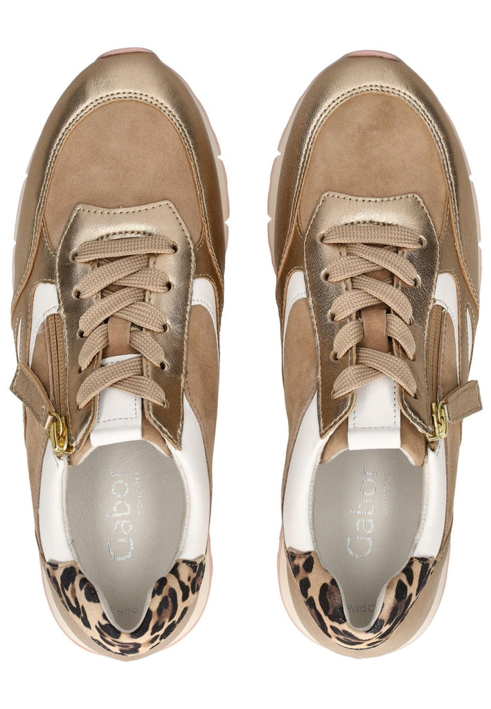 Gabor Comfort Sneaker Leder Sand