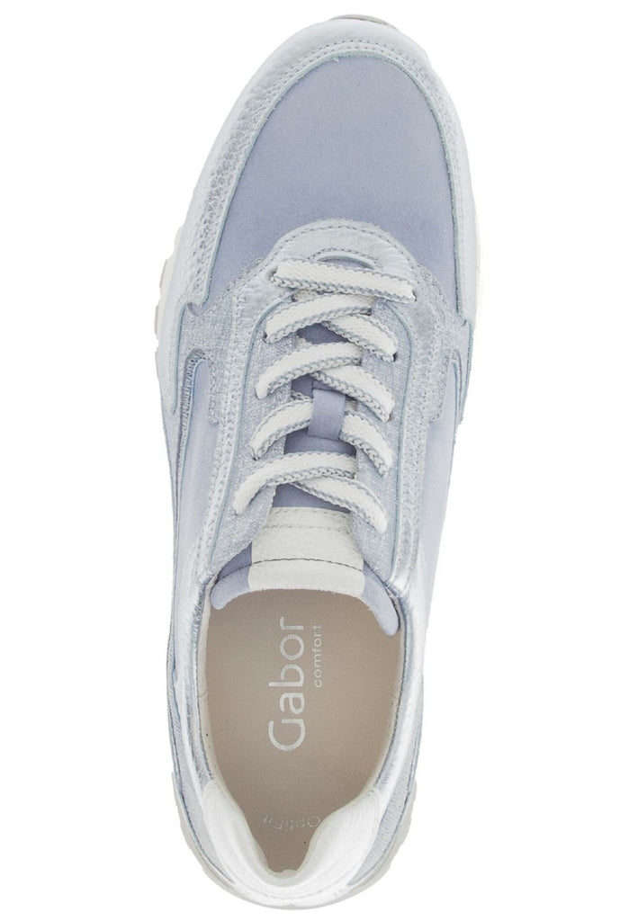 Gabor Comfort Sneaker Leder/Textil Azur