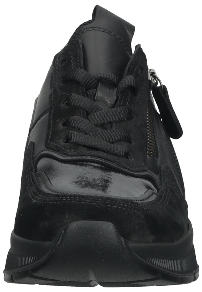 Gabor Comfort Sneaker Leder/Textil Schwarz Kombi